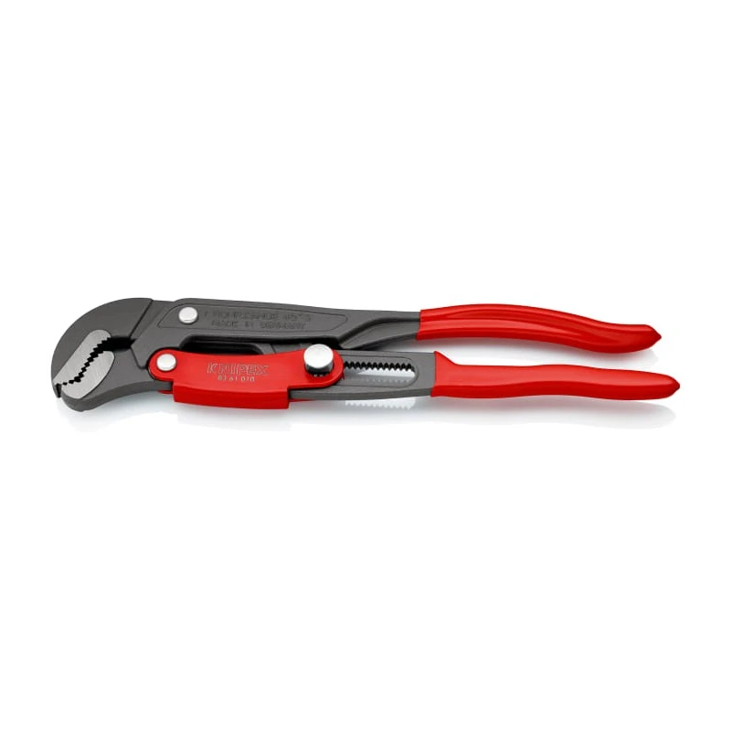 Knipex 42 mm Jaw Capacity Pipe Wrench, 330 mm Overall Length, Plastic Handle 83 61 010