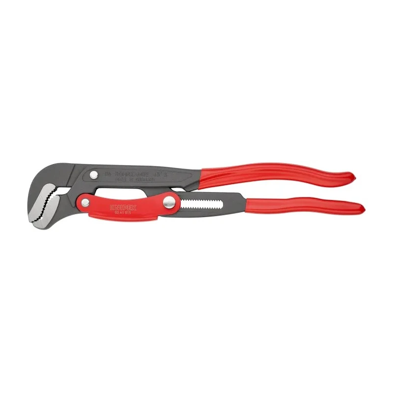 Knipex Pipe Wrench 60 mm Jaw Capacity, 420 mm Overall Length, Plastic Handle 83 61 015