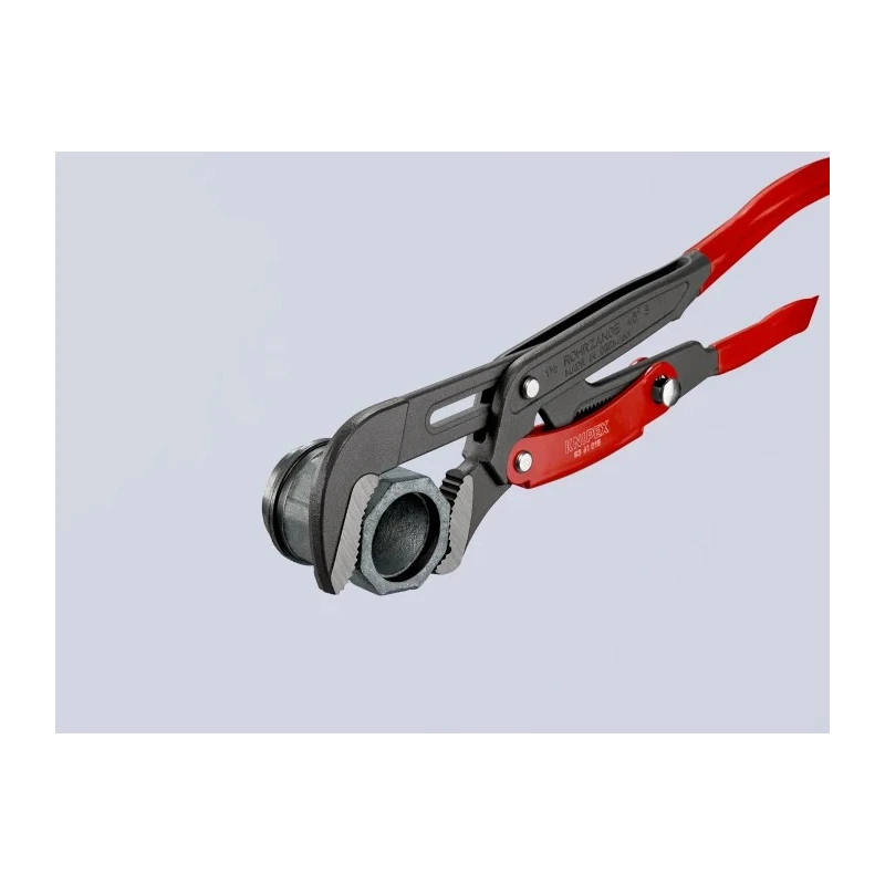 Knipex Pipe Wrench 60 mm Jaw Capacity, 420 mm Overall Length, Plastic Handle 83 61 015