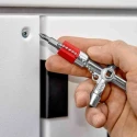 Knipex Die Cast Zinc 3-way Control Cabinet Key 00 11 03 S1