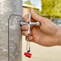 Knipex Die Cast Zinc 3-way Control Cabinet Key 00 11 03 S1