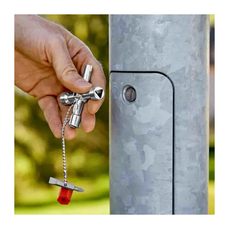 Knipex Die Cast Zinc 3-way Control Cabinet Key 00 11 03 S1