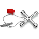 Knipex Die Cast Zinc 3-way Control Cabinet Key 00 11 03 S1