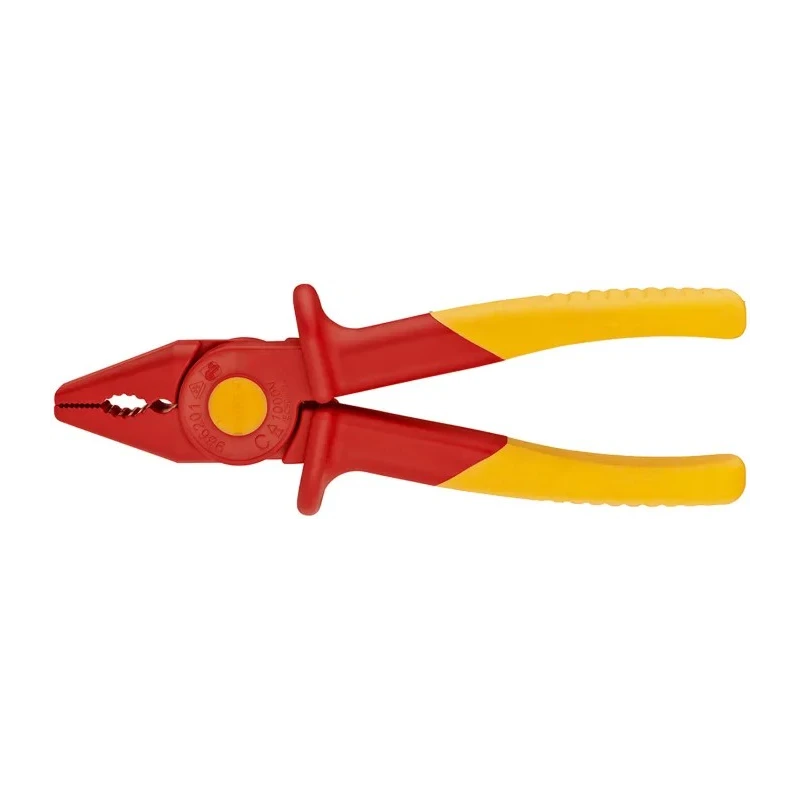Knipex 1-Piece Combination Plier Flat Nose 180mm Overall Length VDE/1000V Approved 98 62 01