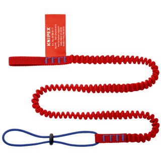 Knipex Fabric Tool Lanyard Fall Protection Set with 1 Lanyard, 3 Adapter Straps, 2 Carabiners Czech Republic 00 50 04 T BK