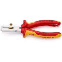 Knipex Universal Stripping Pliers Insulated Comfort Grip 160mm, Stripping Range 0.1 → 10 mm² 11 06 160 T