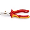 Knipex Universal Stripping Pliers Insulated Comfort Grip 160mm, Stripping Range 0.1 → 10 mm² 11 06 160 T
