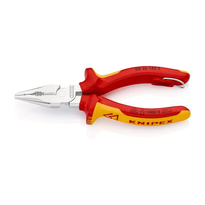 Knipex Combination Plier Pointed Insulated 1000V VDE Certified 145mm 08 26 145 T
