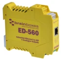 Brainboxes PLC I/O Module 4-Channel Analogue DIN Rail Mount Ethernet Interface ED-560