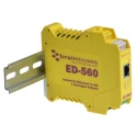 Brainboxes PLC I/O Module 4-Channel Analogue DIN Rail Mount Ethernet Interface ED-560