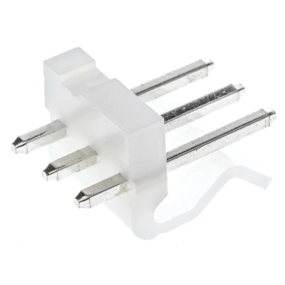 Molex KK 396 Series Straight Through Hole Pin Header 3 Contact 3.96 mm Pitch 1 Row Unshrouded 09-65-2038
