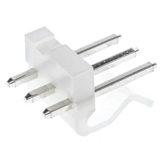 Molex KK 396 Series Straight Through Hole Pin Header 3 Contacts 3.96 mm Pitch 1 Row Unshrouded 09-65-2038