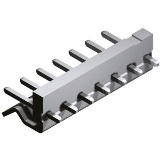 Molex SPOX Series Straight Through Hole Pin Header 5 Contact 5.08 mm Pitch 1 Row Unshrouded 10-32-1051