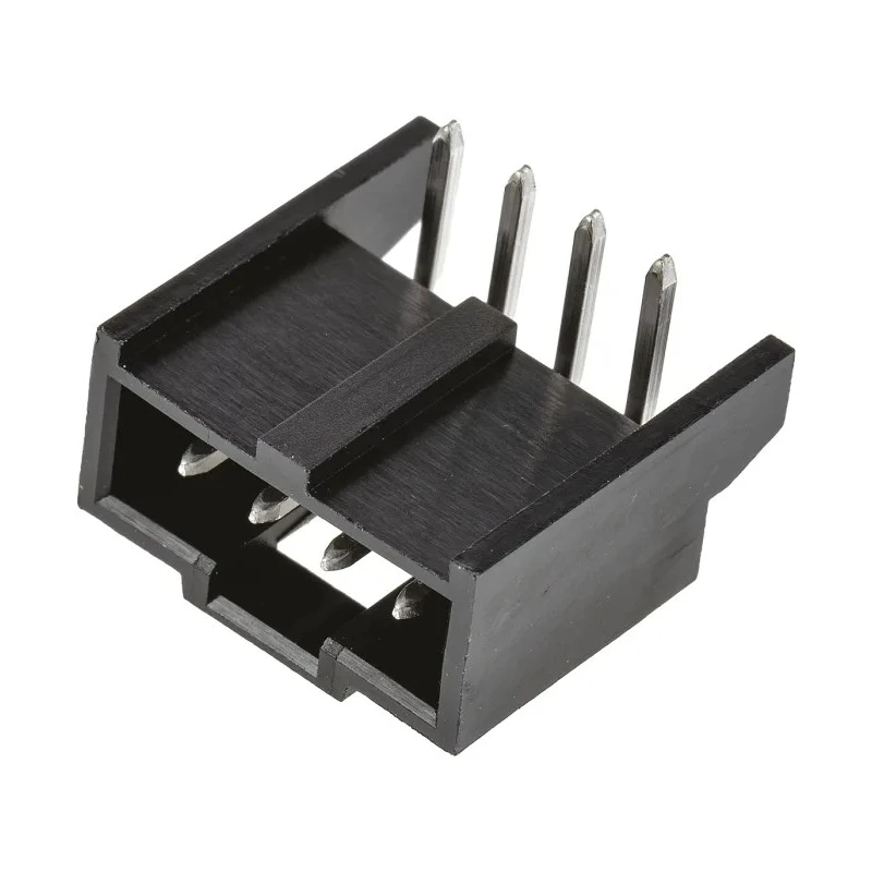 Molex C-Grid III Series Right Angle Through Hole PCB Header, 4 Contacts, 2.54mm Pitch, 1 Row, Shrouded 90136-2104