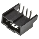 Molex C-Grid III Series Right Angle Through Hole PCB Header 4 Contact 2.54 mm Pitch 1 Row Shrouded 90136-2104