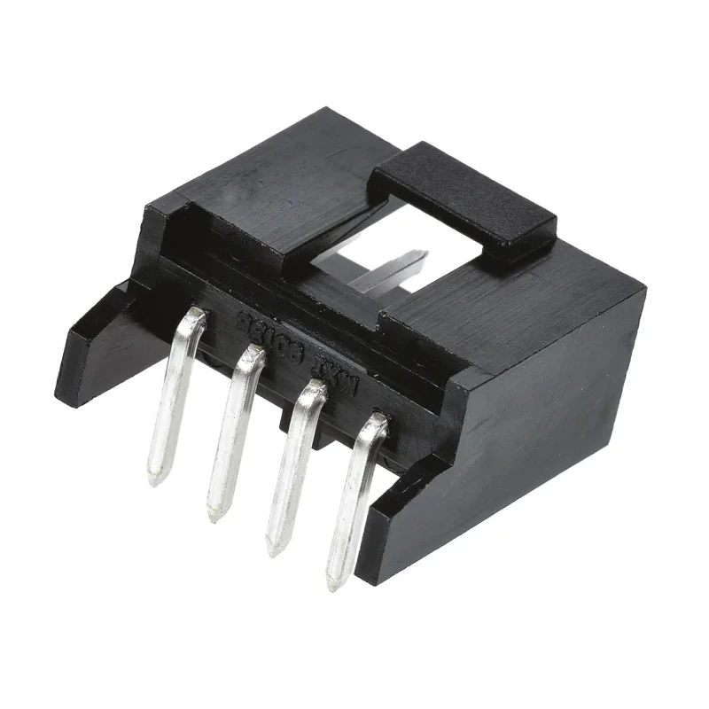 Molex C-Grid III Series Right Angle Through Hole PCB Header 4 Contact 2.54 mm Pitch 1 Row Shrouded 90136-2104