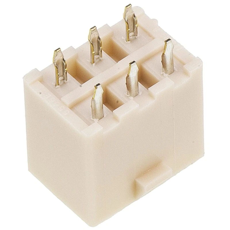 Molex Mini-Fit Jr Series Straight Through Hole PCB Header 6 Contacts 4.2 mm Pitch 2 Row Shrouded 39-28-8060