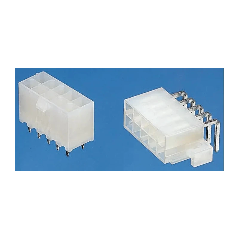 Molex Mini-Fit Jr Series Straight Through Hole PCB Header 12 Contacts 4.2 mm Pitch 2 Row Shrouded 39-28-9128
