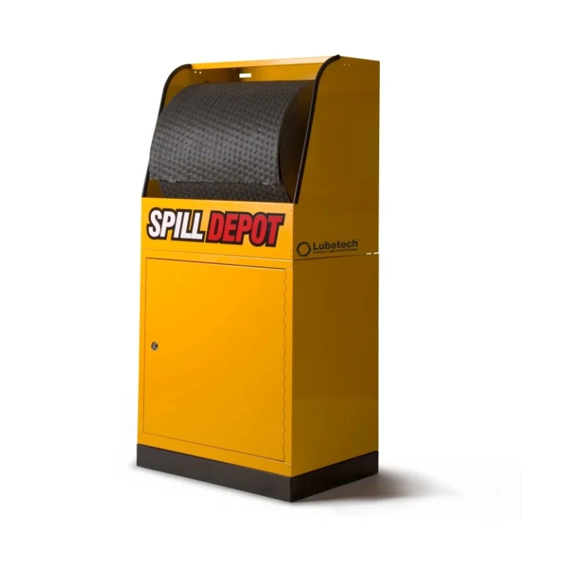 Lubetech Industrial Spill Depot 2-Part Modular Cabinet & Dispensing Unit Polyester Powder Coated Steel 600x450x1270mm DEPOT-4