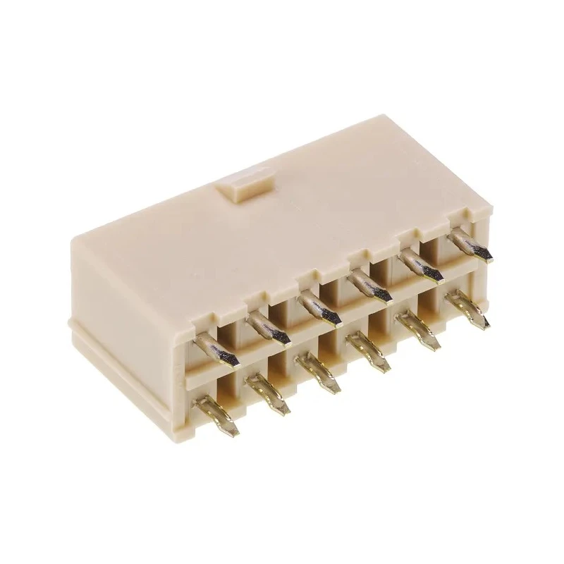 Molex Mini-Fit Jr Series Straight Through Hole PCB Header 12 Contacts 4.2 mm Pitch 2 Row Shrouded 39-28-8120