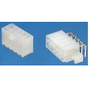 Molex Mini-Fit Jr Series Right Angle Through Hole PCB Header 2 Contact 4.2 mm Pitch 2 Row Shrouded 39-29-4029