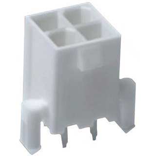 Molex Mini-Fit Jr Series Straight Through Hole PCB Header 6 Contacts 4.2 mm Pitch 2 Row Shrouded 39-29-9062