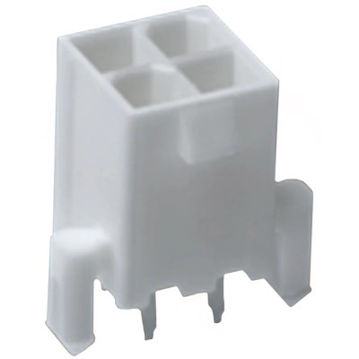 Molex Mini-Fit Jr Series Straight Through Hole PCB Header 6 Contacts 4.2 mm Pitch 2 Row Shrouded 39-29-9062