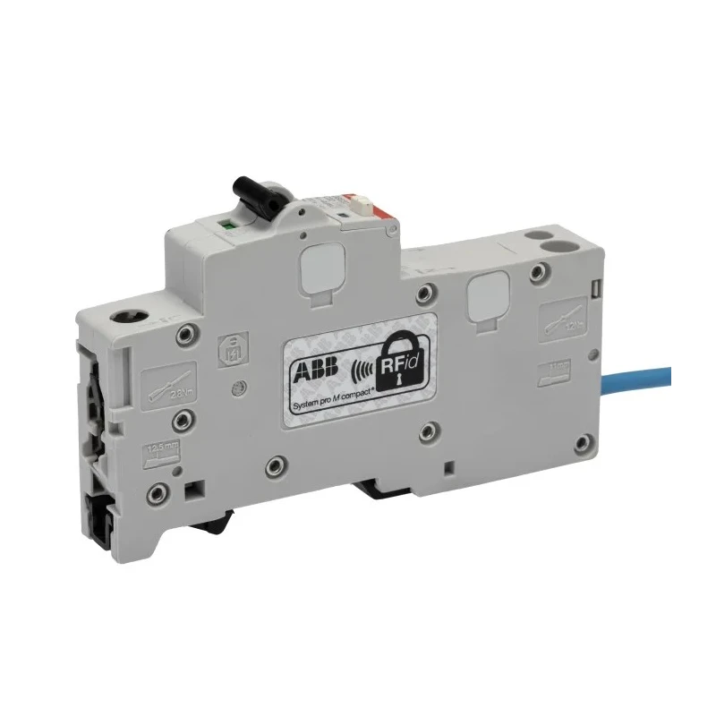ABB Residual Current Circuit Breaker with Overload Protection 32A 1-Pole 30mA Trip Sensitivity Type C Thermal DSE201