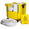 RS PRO 600 L Oil Spill Kit High-Capacity Absorbent with 4-Wheeled Bin 136-7564