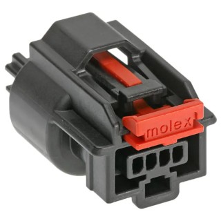 Molex Mini50 Sealed Automotive Connector Female Black 4 Way Crimp Termination 34967-4001