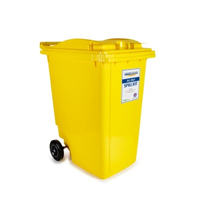 Lubetech Superior Oil Performance Spill Kit 360 L Absorbent Capacity Wheeled Bin United Kingdom 136-7572