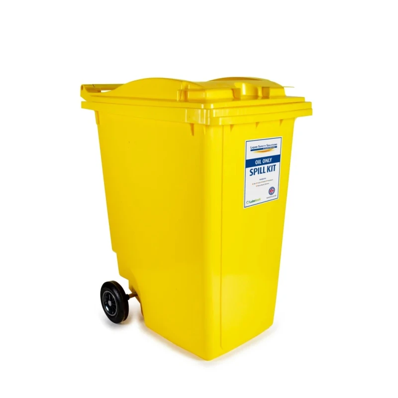 Lubetech Superior Oil Performance Spill Kit 360 L Absorbent Capacity Wheeled Bin United Kingdom 136-7572