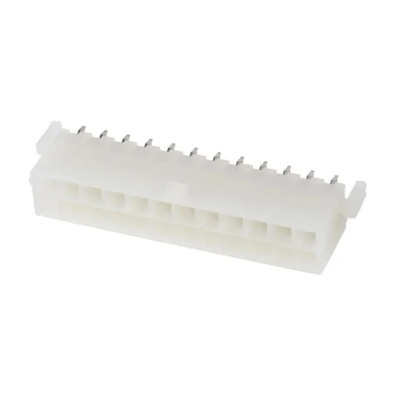 Molex Mini-Fit Jr Series PCB Header 24 Contacts 4.2 mm Pitch 2 Row Shrouded Through Hole 600V 9A 39-29-9243