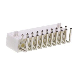 Molex Mini-Fit Jr Series Right Angle Through Hole PCB Header 20 Contacts 4.2 mm Pitch 2 Row Shrouded 39-30-0200