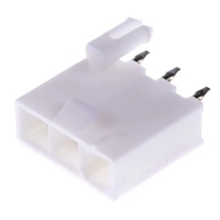 Molex Mini-Fit Jr Series PCB Header, 3 Contacts, 4.2 mm Pitch, 1 Row, Shrouded, Through Hole 39-30-2030