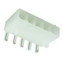 Molex Mini-Fit Jr Series Right Angle Through Hole PCB Header, 5 Contact(s), 4.2 mm Pitch, 12A Current, Nylon 39-30-3055