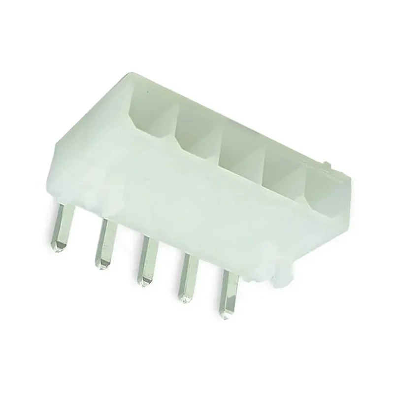 Molex Mini-Fit Jr Series Right Angle Through Hole PCB Header, 5 Contact(s), 4.2 mm Pitch, 12A Current, Nylon 39-30-3055