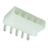 Molex Mini-Fit Jr Series Right Angle Through Hole PCB Header, 5 Contact(s), 4.2 mm Pitch, 12A Current, Nylon 39-30-3055