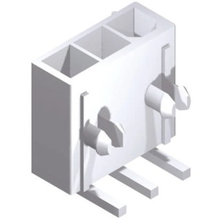 Molex Mini-Fit Jr Series Right Angle Through Hole PCB Header 5 Contacts 4.2 mm Pitch 1 Row Shrouded 39-30-3056