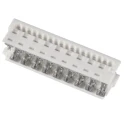 Molex 18-Way Connector Housing Female for Cable 2 Row 250V AC 1.2A Right Angle 90327-0318