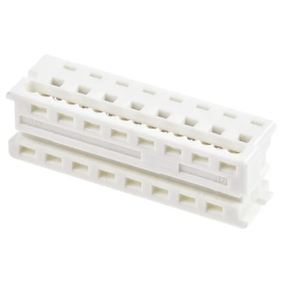 Molex 16-Way IDC Connector Female for Cable, 2 Row, 1.27mm Pitch, 1.2A Current, 250V AC 90327-0316