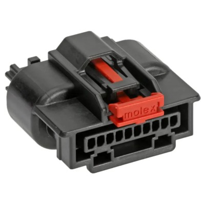 Molex Mini50 Sealed Automotive Connector Female Black Cable 10 Way Crimp Termination 34967-1001