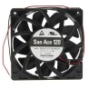 Sanyo Denki San Ace 9GV Series Axial Fan, 12V DC, 20.16 W, 1.68 A, 289.8 m³/h Airflow, 5100 RPM, 120 mm Frame 9GV1212G4021