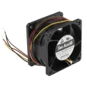 Sanyo Denki San Ace 9GV Series Axial Fan 48V DC 24W 129 m³/h 14500 RPM 60mm Square Frame 9GV0648P1H031