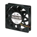 Sanyo Denki San Ace 9GV Series Axial Fan 48V DC 20.16W Power Consumption 289.8 m³/h Air Flow 120 mm Frame Size 9GV1248P4G011