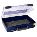 Raaco Blue Polypropylene Compartment Box with Transparent Lid and 1 Compartment 83mm x 413mm x 330mm 142519