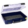 Raaco Blue Polypropylene Compartment Box with Transparent Lid and 1 Compartment 83mm x 413mm x 330mm 142519