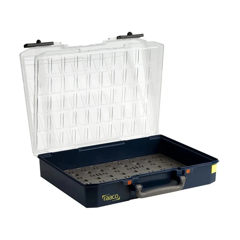 Raaco Blue Polypropylene Compartment Box 50 Compartments 83 mm x 413 mm x 330 mm 145176
