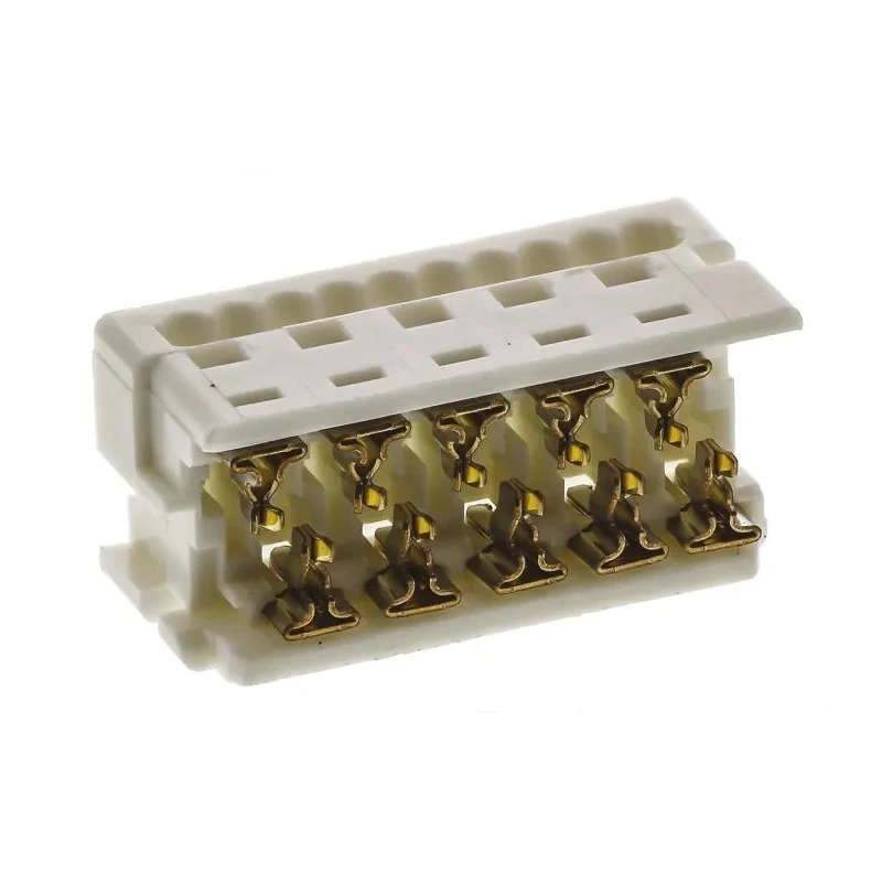 Molex 10-Way IDC Connector Female for Cable, 2 Row, 250V AC, 1.2A Current, Right Angle Orientation 90327-3310