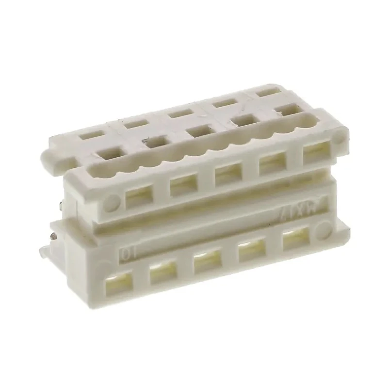 Molex 10-Way IDC Connector Female for Cable, 2 Row, 250V AC, 1.2A Current, Right Angle Orientation 90327-3310